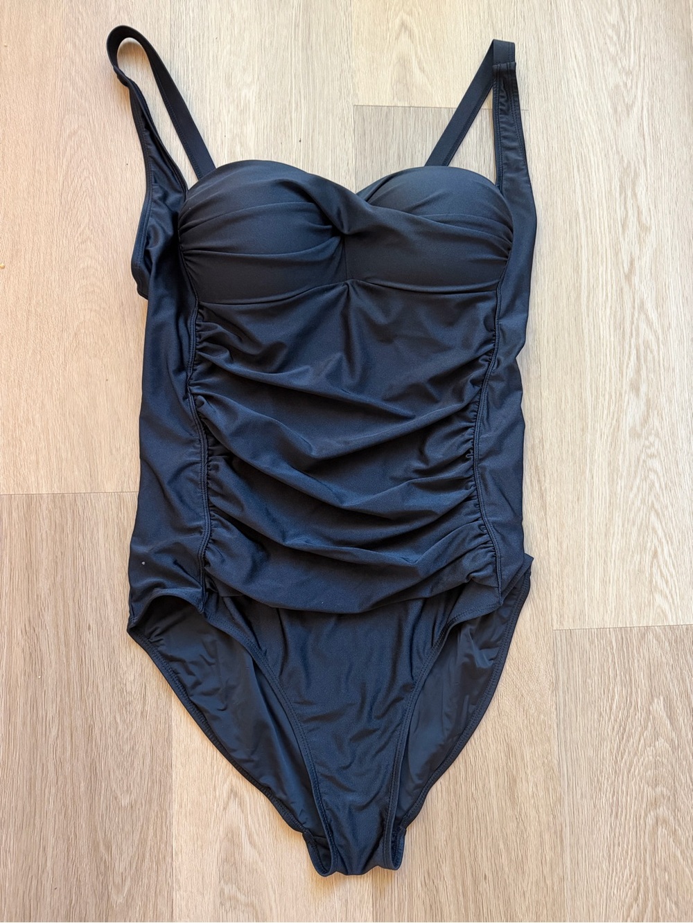 Betsey Johnson Classic Black Women’s One-Piece Swimsuit 1X